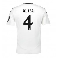 Dres Real Madrid David Alaba #4 Domáci 2024-25 Krátky Rukáv